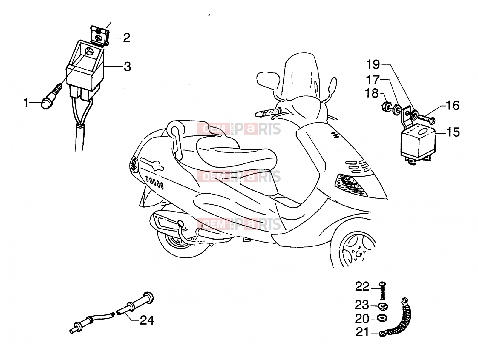 PIAGGIO Electrical system » Electrical systems