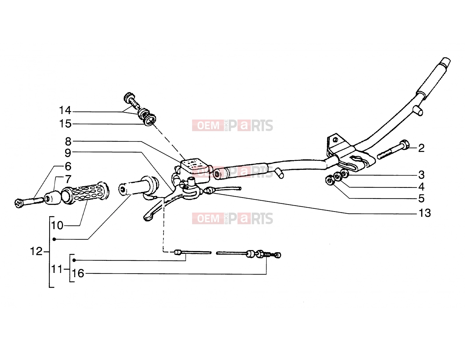PIAGGIO Handlebar - Controls » Electrical systems