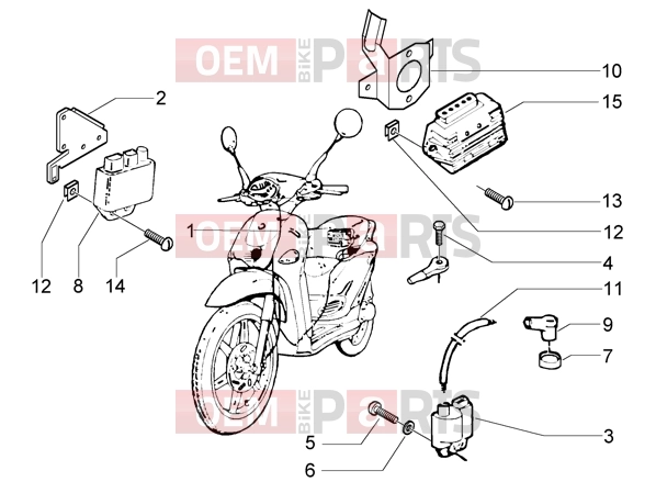 PIAGGIO Electrical system » Electrical device