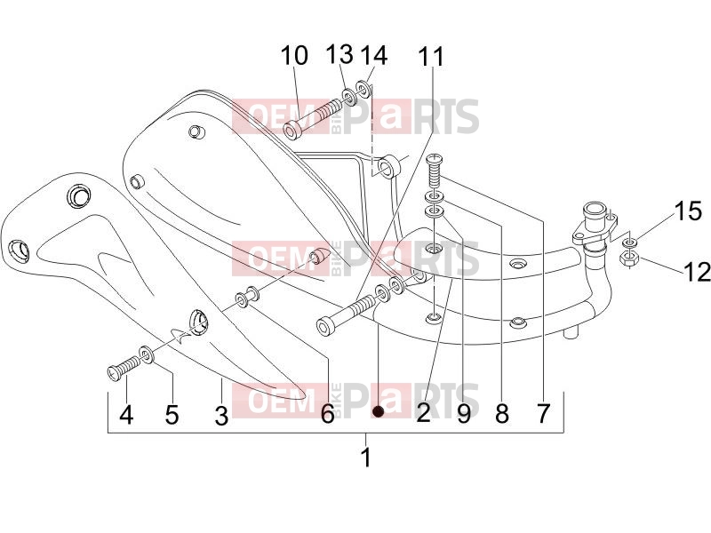 PIAGGIO Liberty 200 Engine » Silencer