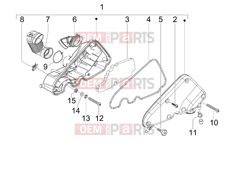 PIAGGIO Liberty 50 2T Engine » Air filter