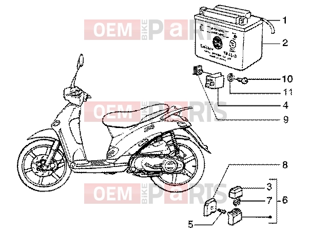 PIAGGIO Electrical system » Electrical device