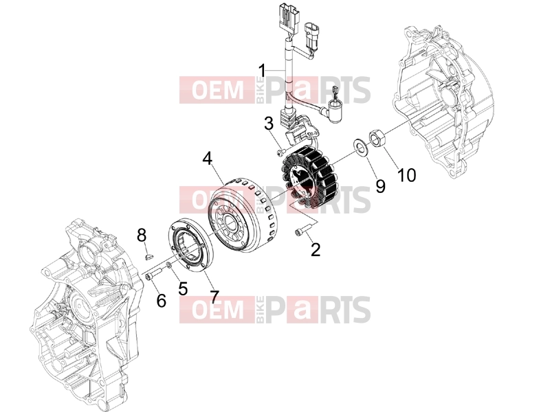 PIAGGIO MP3 125 Hibrid Engine » Flywheel magneto