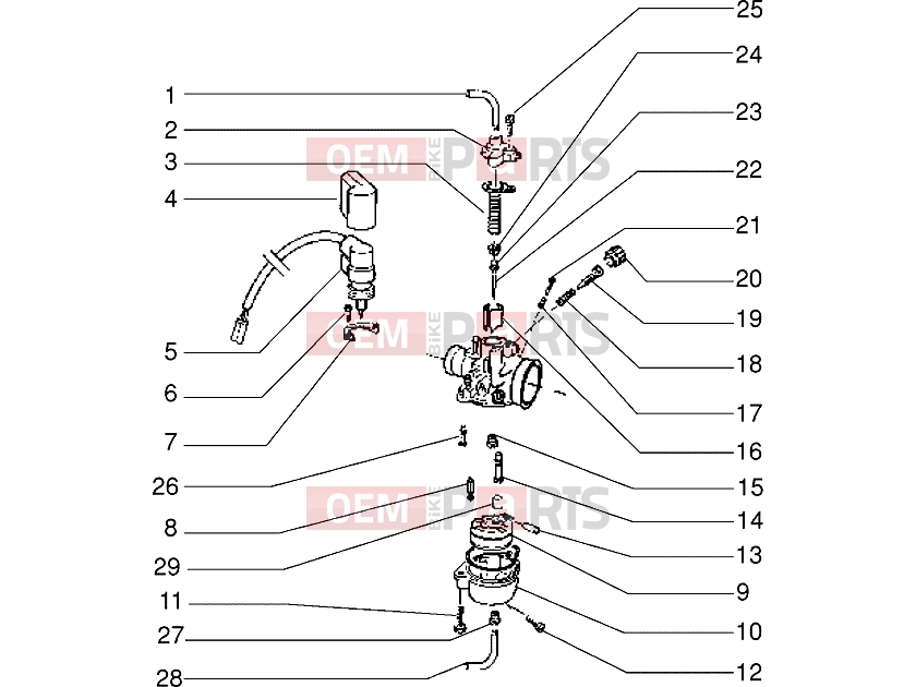 PIAGGIO Engine » Carburettor
