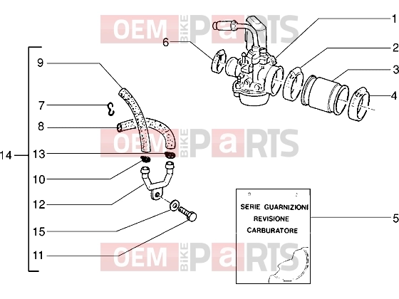 PIAGGIO Engine » Carburettor