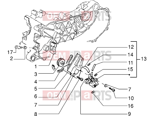 PIAGGIO Engine » Oil pump
