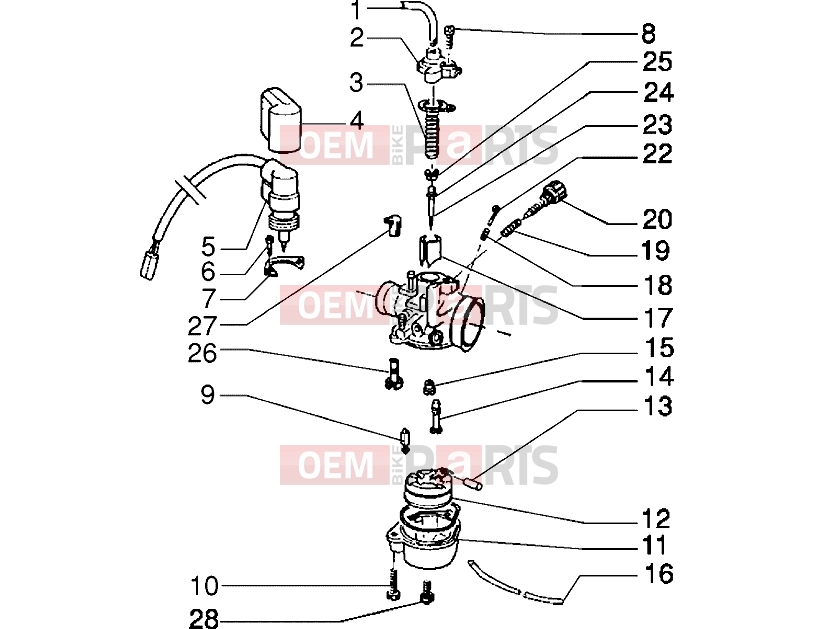 PIAGGIO Engine » Carburettor