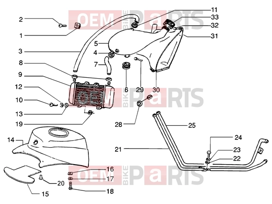 PIAGGIO Chassis » Cooling system