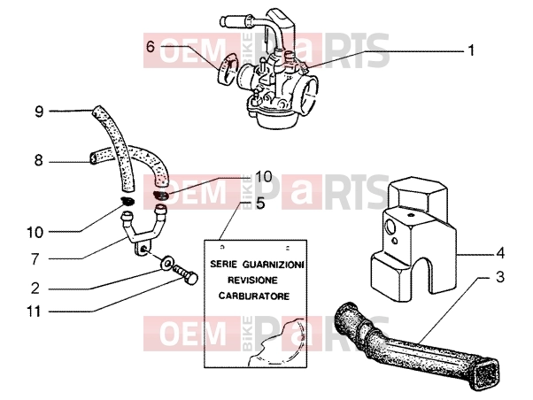 PIAGGIO Engine » Carburettor