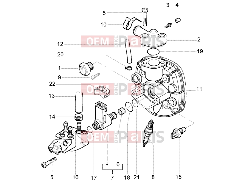 PIAGGIO Engine » Head