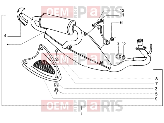 PIAGGIO Engine » Silencer
