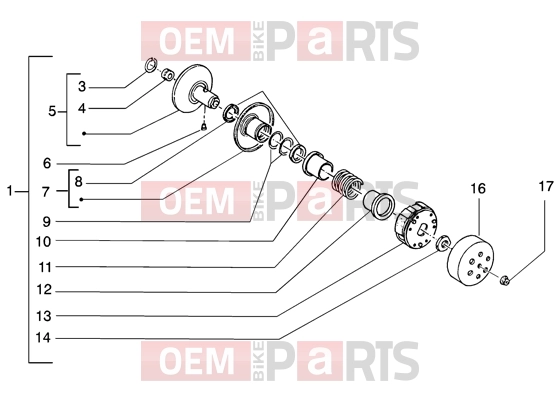 PIAGGIO Engine » Driven pulley