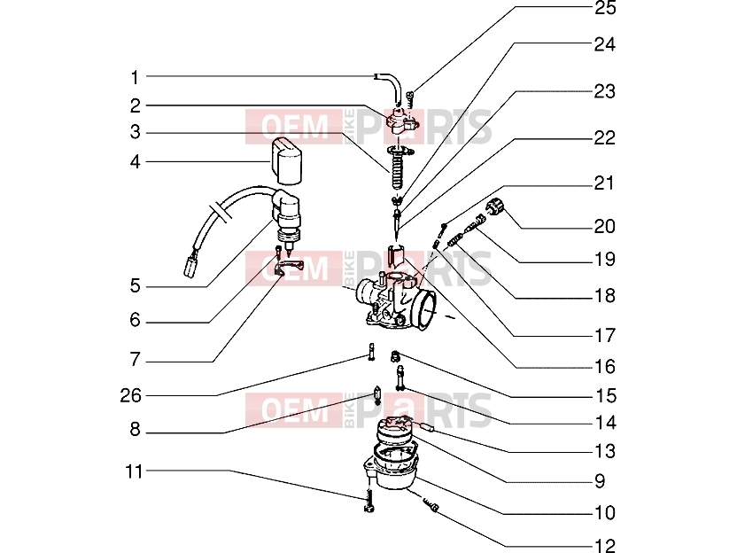 PIAGGIO Engine » Carburettor