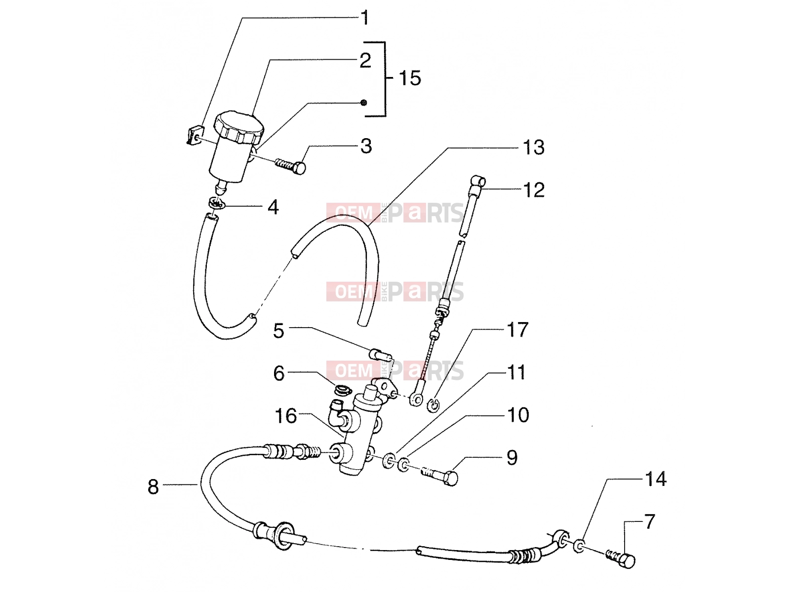 PIAGGIO Controls » Front master cilinder