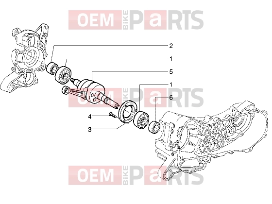 PIAGGIO Engine » Crankshaft