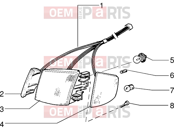 PIAGGIO Electrical system » Headlamp
