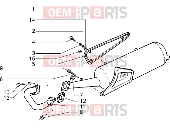 PIAGGIO Engine » Silencer