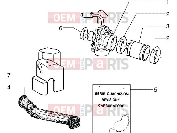 PIAGGIO Engine » Carburettor