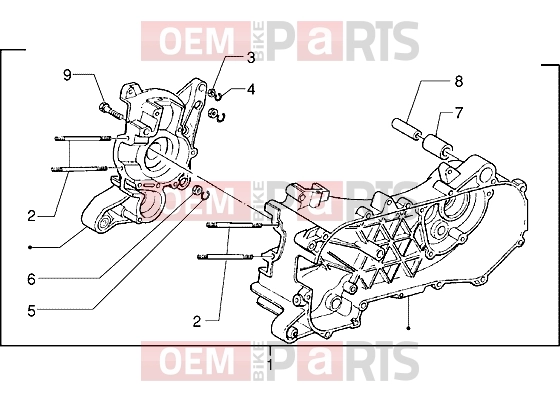 PIAGGIO Engine » Crankcase