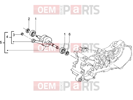 PIAGGIO Engine » Crankshaft
