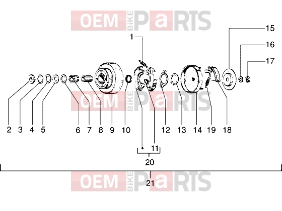 PIAGGIO Engine » Driving pulley