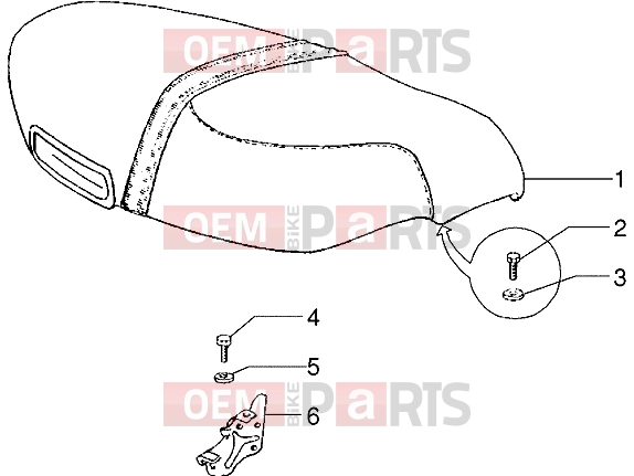 PIAGGIO Chassis » Saddle