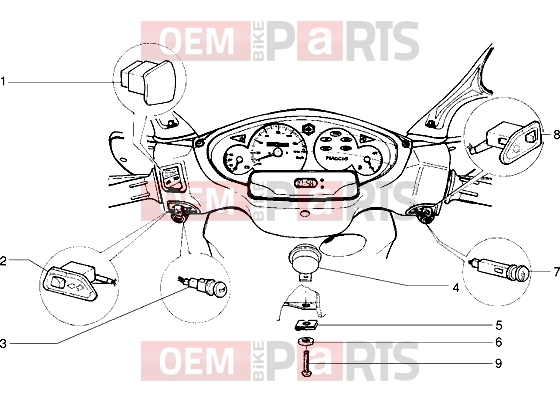 PIAGGIO Electrical system » Electrical devices