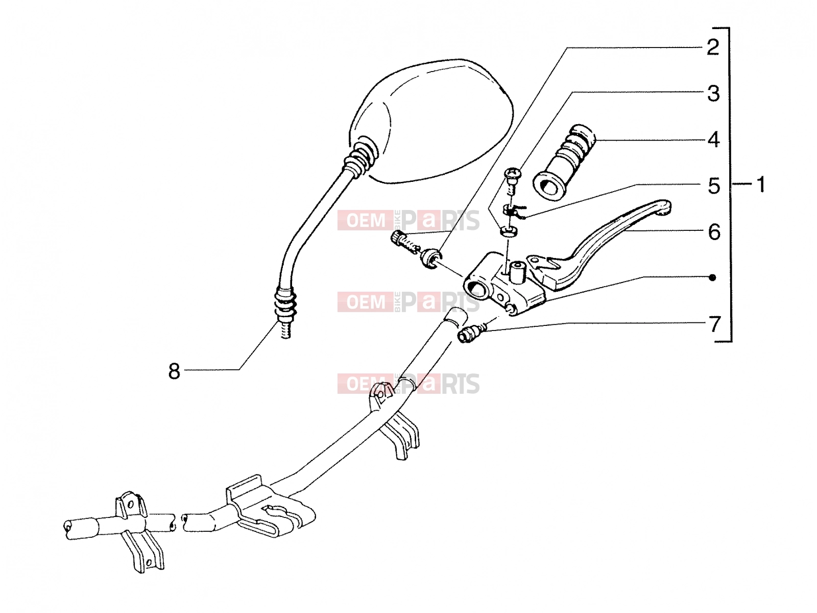 PIAGGIO Handlebar - Controls » Electrical systems