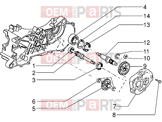 PIAGGIO Engine » Driving pulley