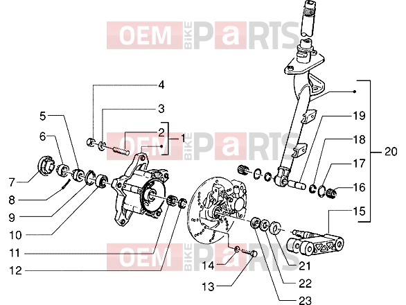 PIAGGIO Handlebars » Speedometers kms.-Handlebar covers