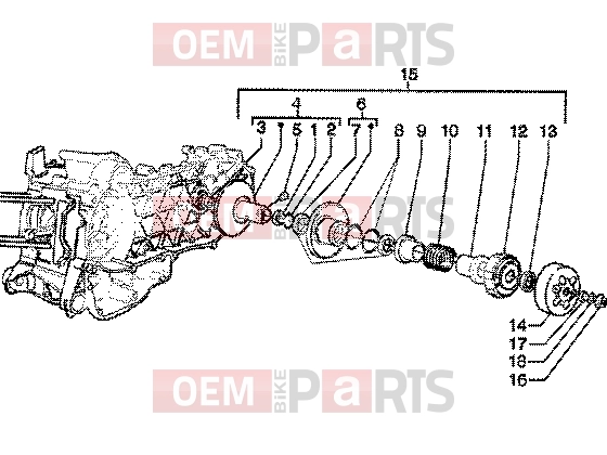 PIAGGIO Engine » Driven pulley