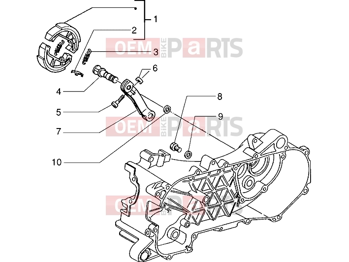 PIAGGIO Engine » Brake lever