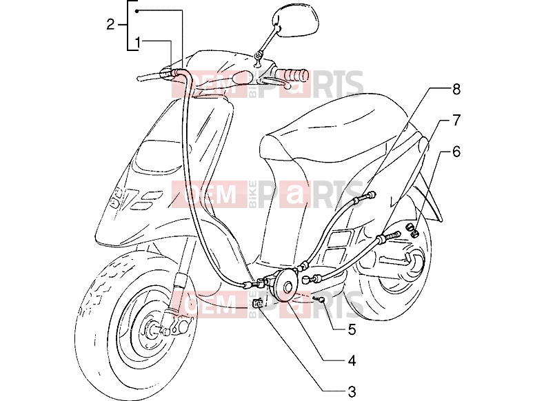 PIAGGIO Transmissions » Throttle transmissions