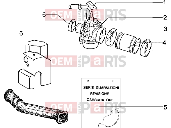 PIAGGIO Engine » Carburettor