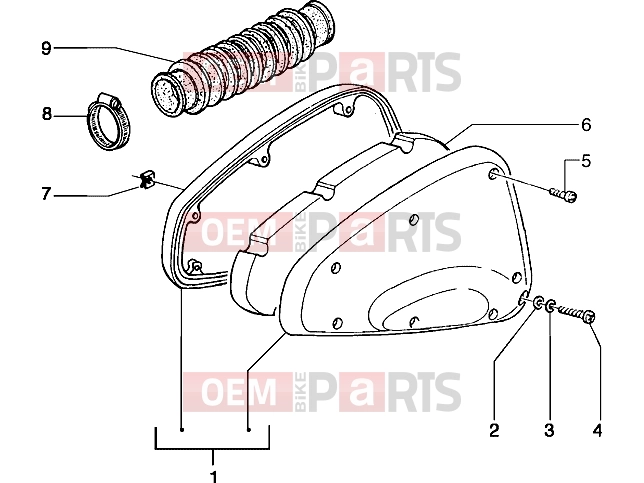 PIAGGIO Engine » Air cleaner