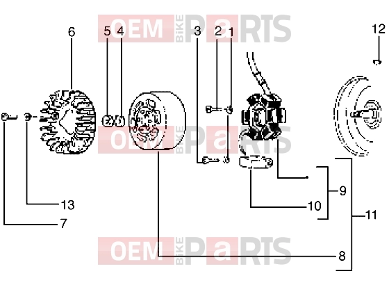 PIAGGIO Engine » Flywheel magneto