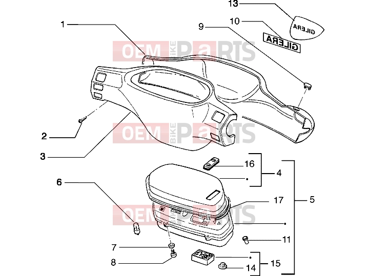 PIAGGIO Handlebars » Speedometers kms.-Handlebar covers