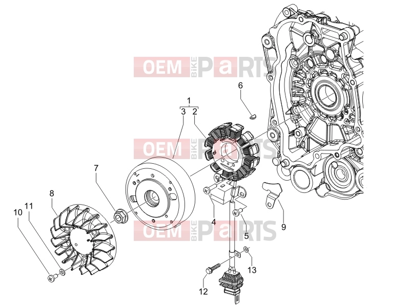 PIAGGIO Typhoon 50 2T Engine » Flywheel magneto
