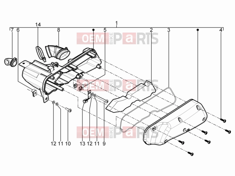 PIAGGIO Typhoon 50 2T (LBMC501) Engine » Air filter