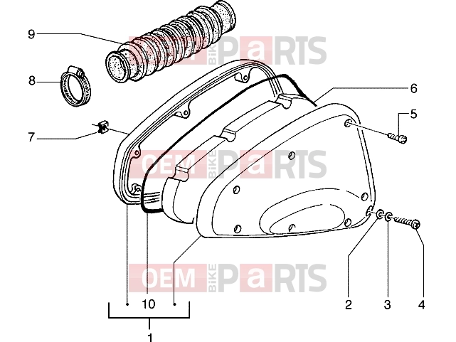 PIAGGIO Engine » Air cleaner