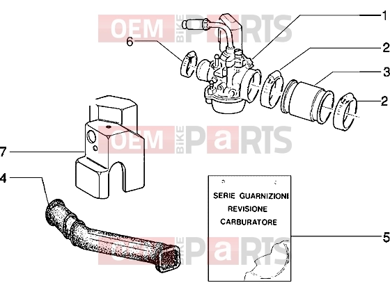 PIAGGIO Engine » Carburettor