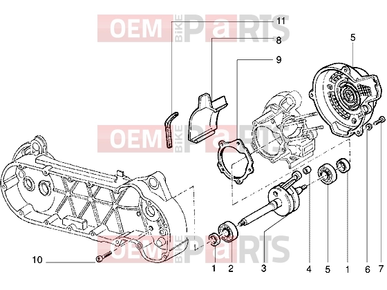 PIAGGIO Engine » Crankshaft