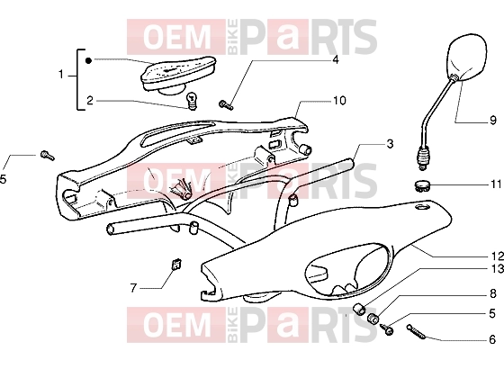 PIAGGIO kormány » handlebars