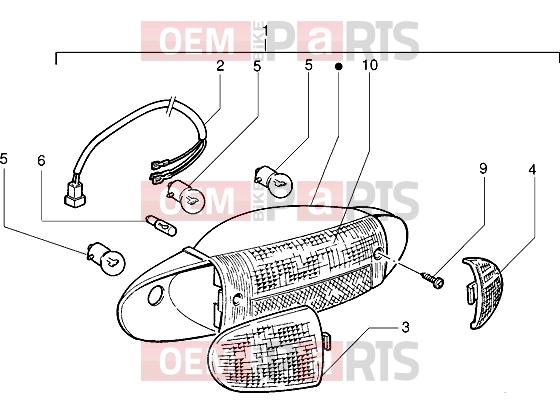 PIAGGIO Electrical system » Rear tail lamp