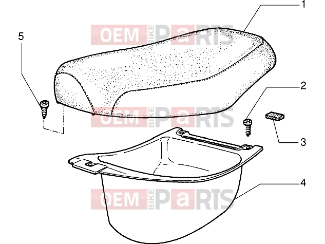 PIAGGIO Chassis » Saddle