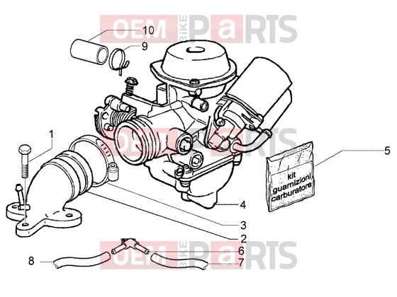 PIAGGIO Engine » CARBURETTOR