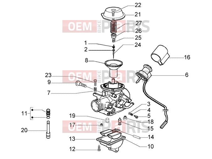 PIAGGIO Engine » CARBURETTOR