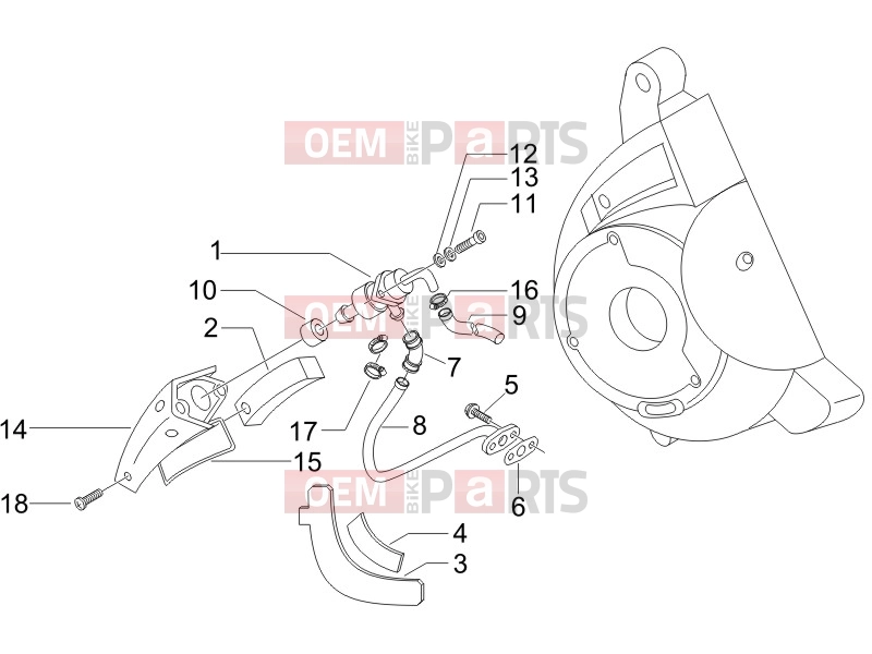 PIAGGIO X8 200 Engine » Secondary air box