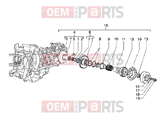PIAGGIO Engine » Driven pulley