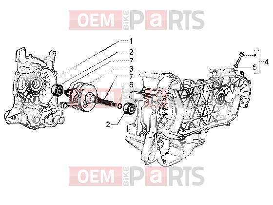 PIAGGIO Engine » Crankshaft
